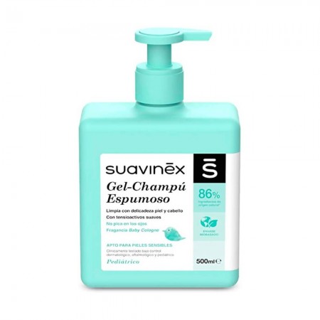 SUAVINEX PEDIATRIC GEL CHAMPU ESPUMOSO 500 ML