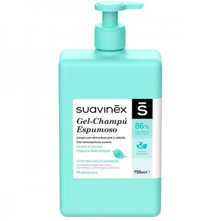 SUAVINEX PEDIATRIC GEL CHAMPU ESPUMOSO 750 ML