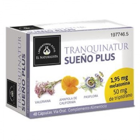 TRANQUINATUR SUEÑO PLUS EL NATURALISTA 48 CAPSULAS