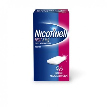 NICOTINELL FRUIT 2 MG 96 CHICLES MEDICAMENTOSOS