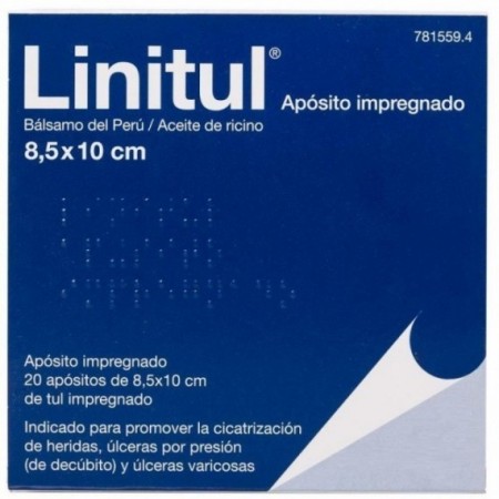 LINITUL 20 APOSITOS IMPREGNADOS 8,5 x 10 cm