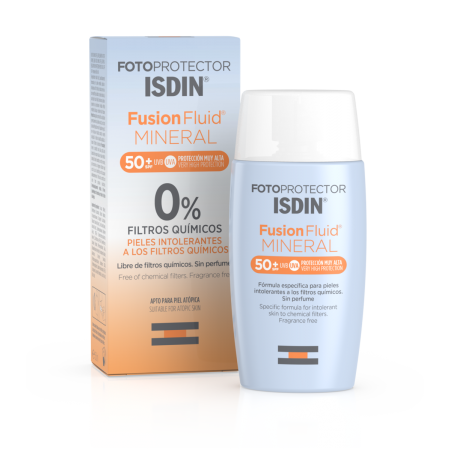 FOTOPROTECTOR ISDIN MINERAL FUSION FLUID 50+ 50M