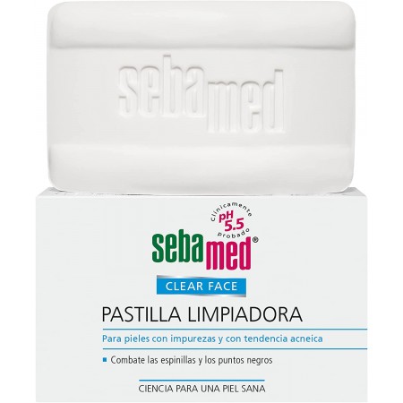 SEBAMED LIMPIADOR PASTILLA CLEAR FACE PH 5.5 100 G