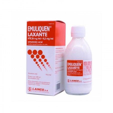 EMULIQUEN LAXANTE 478,26 mg/ml + 0,3 mg/ml EMULSION ORAL 1 FRASCO 230 ml