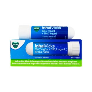 INHALVICKS 396,7 mg/ml + 396,7 mg/ml BARRA NASAL 1 APLICADOR