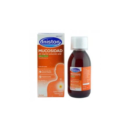 INISTON EXPECTORANTE ( MUCOSIDAD )20 MG/ML SOLUCION ORAL 150 ML MENTA