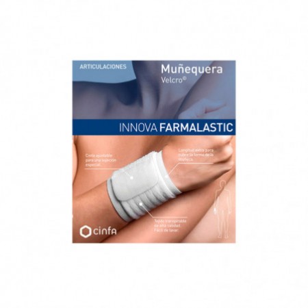 MUÑEQUERA FARMALASTIC INNOVA VELCRO BEIGE T- PEQ