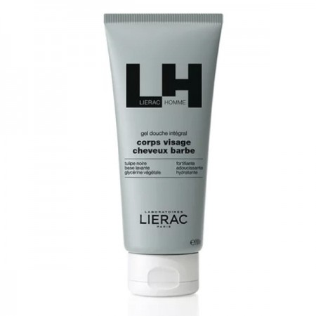 LIERAC HOMME GEL DE DUCHA CUERPO CABELLO Y BARBA