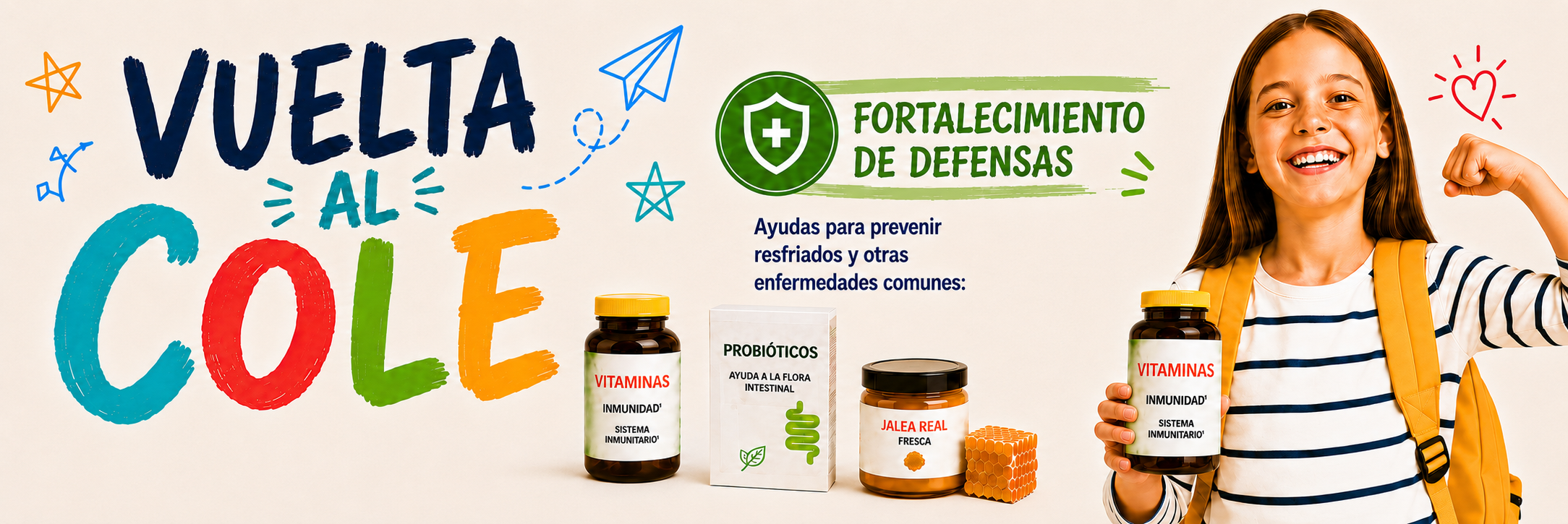 vuelta al cole vitaminas